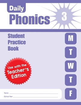 Paperback Daily Phonics, Grade 3 Student Book