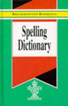 Hardcover Spelling Dictionary Book