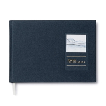 Hardcover Forever Remembered -- A Memorial Guest Book