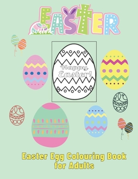 Paperback Easter Egg Colouring Book for Adults Book