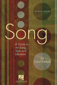 Paperback Song: A Guide to Art Song Style and Literature Book