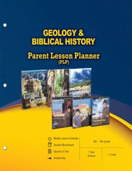 Paperback Geology & Biblical History Parent Lesson Planner (PLP) Book