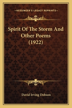 Spirit Of The Storm And Other Poems