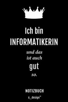 Paperback Notizbuch f?r Informatiker / Informatikerin: Originelle Geschenk-Idee [120 Seiten kariertes blanko Papier] [German] Book