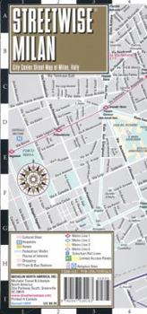Streetwise Milan Map - Laminated City Center Street Map of Milan, Italy
