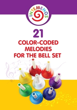 Paperback 21 Color-coded melodies for Bell Set: Color-Coded visual for 8 Note Bell Set Book