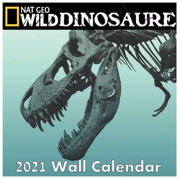 Dinosaure calendar 2021: Dinosaure calendar 2021 "8.5x8.5" Inch 16 Months JAN 2021 TO APR 2022 finished and Glossy