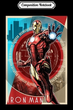 Composition Notebook: Marvel Iron Man Vintage Tech Poster  Journal/Notebook Blank Lined Ruled 6x9 100 Pages