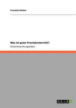 Paperback Was ist guter Frontalunterricht? [German] Book