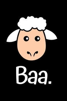 Paperback Baa.: Funny Sheep Lovers Notebook/Journal (6" X 9") Book