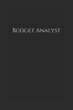 Paperback Budget Analyst: Notebook Book