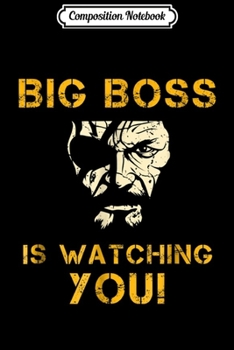 Paperback Composition Notebook: MGS Big V Boss Gear and Apparel for Video Games Journal/Notebook Blank Lined Ruled 6x9 100 Pages Book