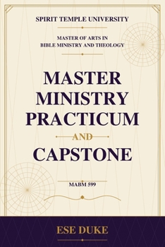 Paperback Master Ministry Practicum and Capstone Book