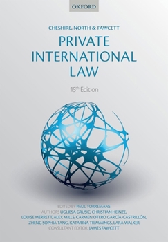 Paperback Cheshire, North & Fawcett: Private International Law Book