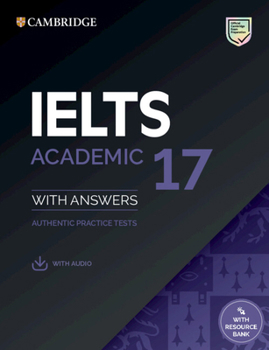 Paperback Ielts 17 Academic Student's Book with Answers with Audio with Resource Bank Book