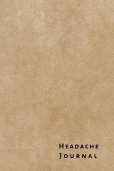 Headache Journal: Blank migraine diary to keep track and log symptoms and triggers, daily, weekly or monthly as they occur - neurology gift for children, men and women.