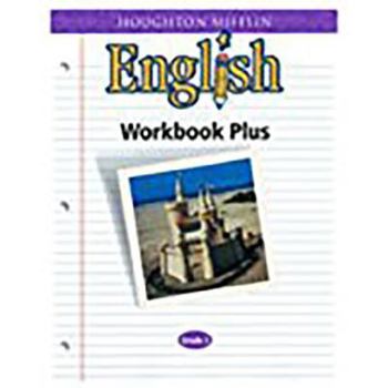 Paperback Houghton Mifflin English: Workbook Plus Grade 3 Book