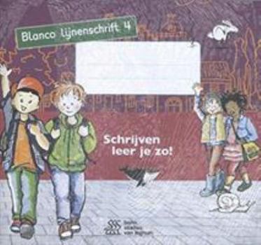 Paperback Schrijven Leer Je Zo! - Blanco Lijnenschrift 4 - Set Van 5 Ex. [Dutch] Book