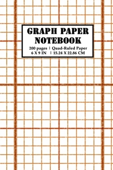 Graph Paper Notebook: 5x5 Composition Grid Planner, Quad-Ruled, 5x5 Composition Grid Planner Brown Sugar Grid Theme Quad-Ruled 6x9 Sized 200 pages (100 sheets)