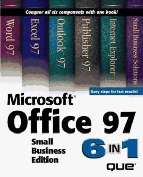 Paperback Microsoft Office 97 Small Business Edition 6-In-1 Book