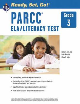 Paperback Common Core: PARCC(r) ELA/Literacy Test, Grade 3 Book