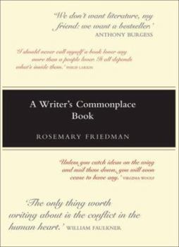 Hardcover A Writer's Commonplace Book