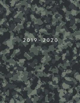 Paperback 2019 - 2020: Weekly Planner Starting May 2019 - Dec 2020 8.5 x 11 Dated Agenda Appointment Calendar Organizer Book Soft-Cover Camou Book
