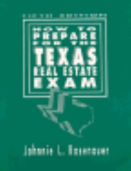 Paperback How to Prepare for the Texas Real Estate Exam Book