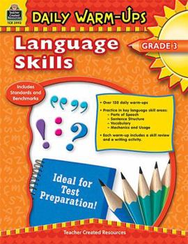 Paperback Daily Warm-Ups: Language Skills Grade 3 Book