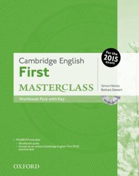 Hardcover Cambridge English: First Masterclass: Workbook Pack with Key Book