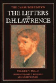 Hardcover The Letters of D. H. Lawrence: Volume 5, March 1924-March 1927 Book