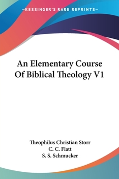 Paperback An Elementary Course Of Biblical Theology V1 Book