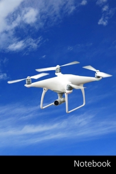 Paperback Notebook: Drone Bourdon Multicopter Carnet / Journal / Livre d'?criture / Calepin / Agenda / Notes - 6 x 9 pouces (15,24 x 22,86 Book