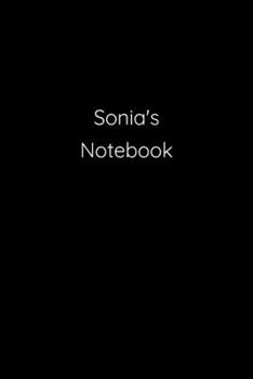 Paperback Sonia's Notebook: Notebook / Journal / Diary - 6 x 9 inches (15,24 x 22,86 cm), 150 pages. Book