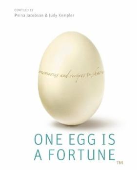 Paperback One Egg Is a Fortune: Memories and Recipes to Share-Featuring 50 Prominent People from Around the Globe Sharing their Nostalgic Recipes and Anicdotes Book