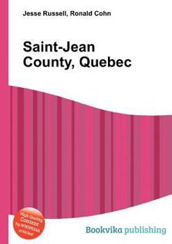 Paperback Saint-Jean County, Quebec Book