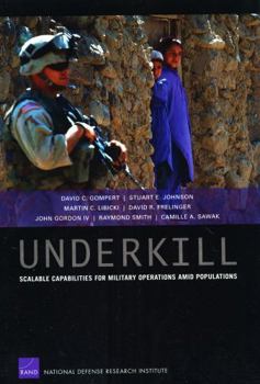 Paperback Underkill: Scalable Capabilities for Military Operations Amid Populations Book