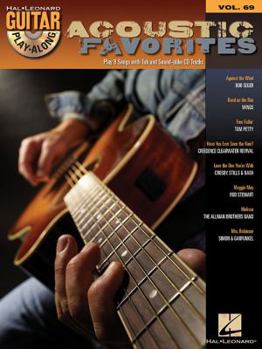 Paperback Acoustic Favorites: Guitar Play-Along Volume 69 [With CD] Book