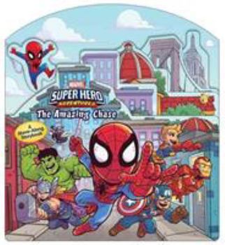 Board book Marvel Super Hero Adventures the Amazing Chase: A Move-Along Storybook Book