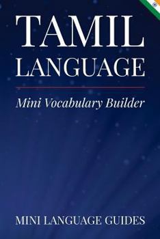 Paperback Tamil Language Mini Vocabulary Builder Book