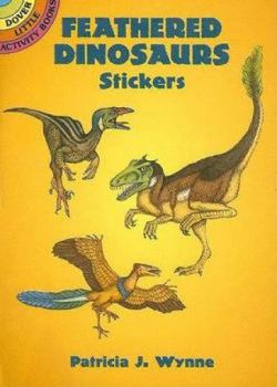 Paperback Feathered Dinosaurs Stickers Book