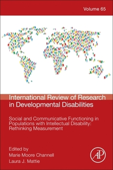 Hardcover Social and Communicative Functioning in Populations with Intellectual Disability: Rethinking Measurement: Volume 64 Book