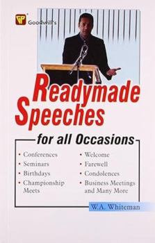 Paperback Readymade Speeches For All Occasions Book