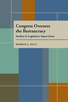 Paperback Congress Oversees the Bureaucracy Book