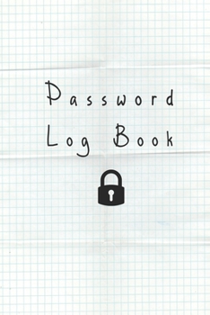 Paperback Password log book: Journal for All Your Passwords Book