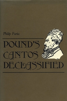 Hardcover Pound's Cantos Declassified Book