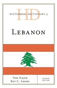 Hardcover Historical Dictionary of Lebanon Book