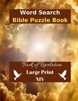 Paperback Word Search Bible Puzzle: Book of Revelation in Large Print NIV [Large Print] Book