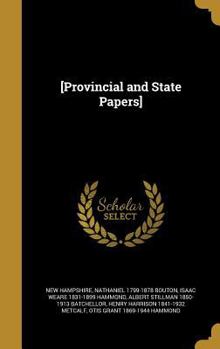 Hardcover [Provincial and State Papers] Book