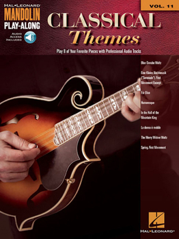 Paperback Classical Themes: Mandolin Play-Along Volume 11 Book